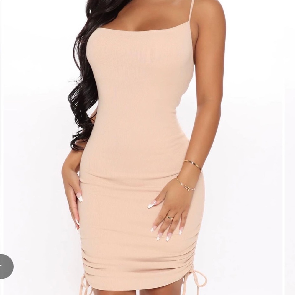 Nude Bodycon Midi